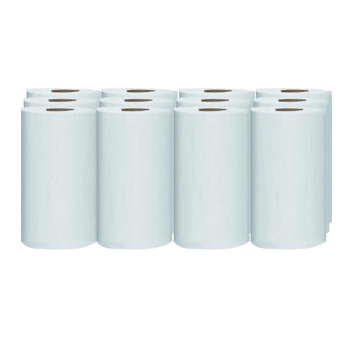 Papírové ručníky ROLL WHITE 13cm, 12 rolí