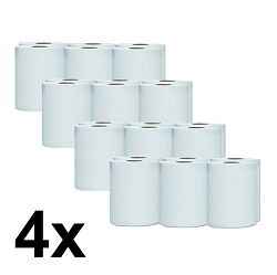 Papírové ručníky ROLL WHITE 19cm - pack 4 x 6 rolí