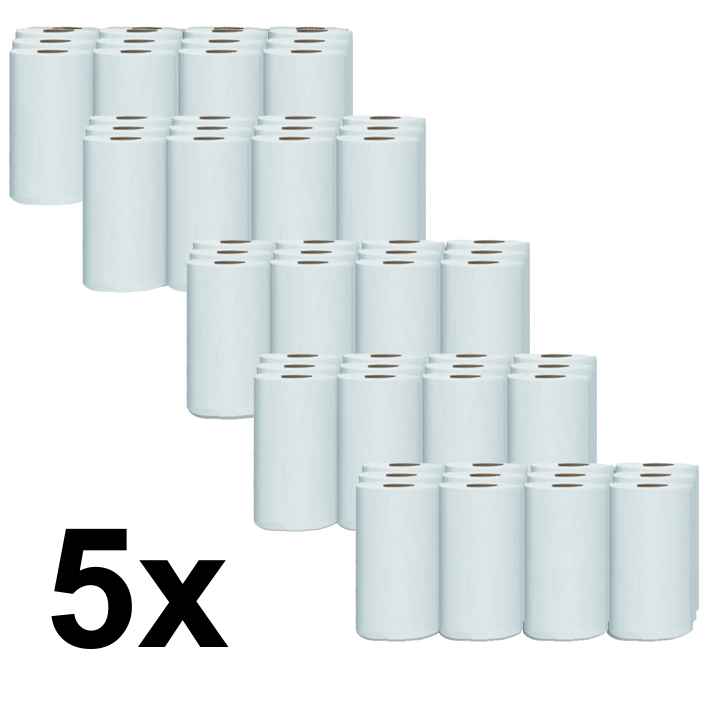 Papírové ručníky ROLL WHITE ECO 13cm - pack 5 x 12 rolí
