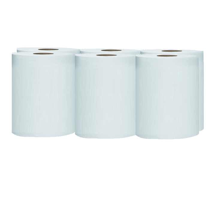 Papírové ručníky ROLL WHITE ECO 19cm, 6 rolí