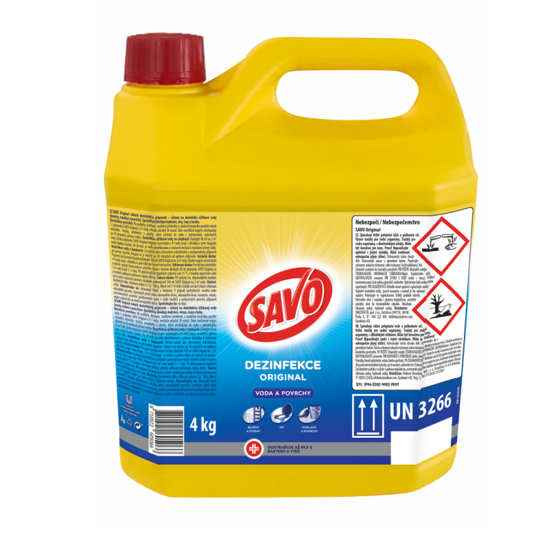 Savo Original dezinfekce vody a povrchů 4l