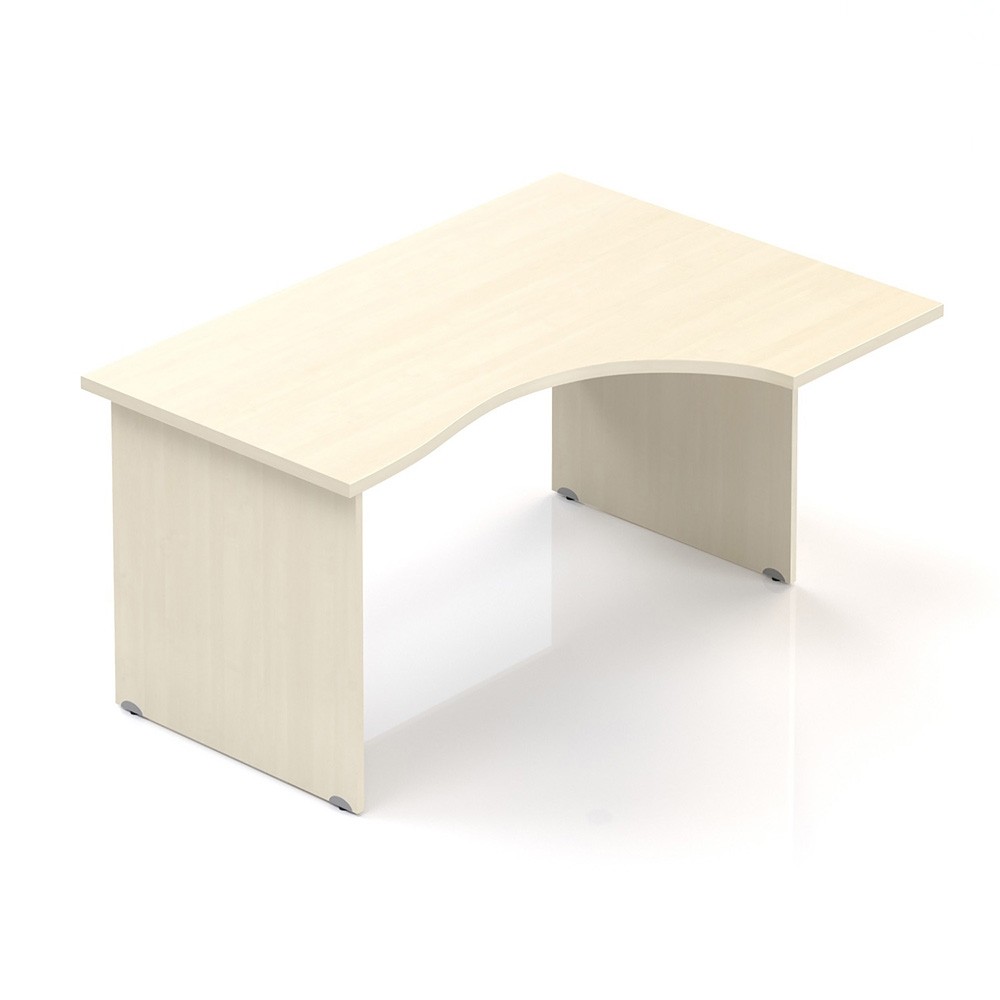 Ergonomický stůl V-line 140 x 100 cm, pravý, Javor