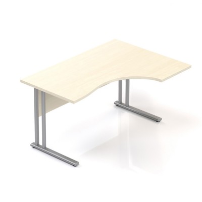 Ergonomický stůl V-line 140 x 100 cm, pravý, javor