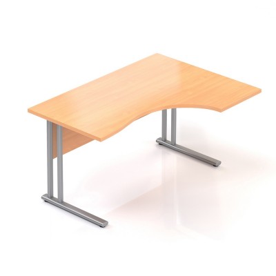 Ergonomický stůl V-line 140 x 100 cm, pravý, buk