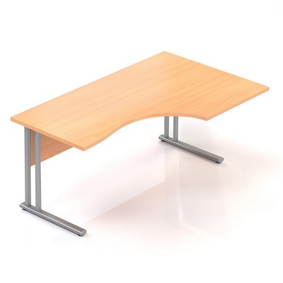 Ergonomický stůl V-line 160 x 100, pravý, buk
