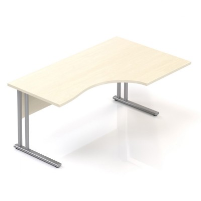 Ergonomický stůl V-line 160 x 100, pravý, javor