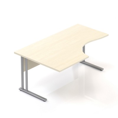 Ergonomický stůl V-line 160 x 100, levý, javor