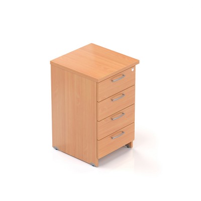 Kontejner V-line 50 x 47 cm - 4 zásuvky, buk
