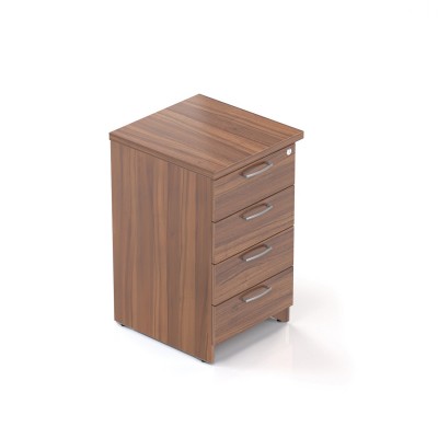 Kontejner V-line 50 x 47 cm - 4 zásuvky, ořech