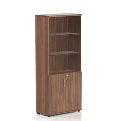 Vysoká skříň V-line 80 x 38,5 x 183,5, ořech