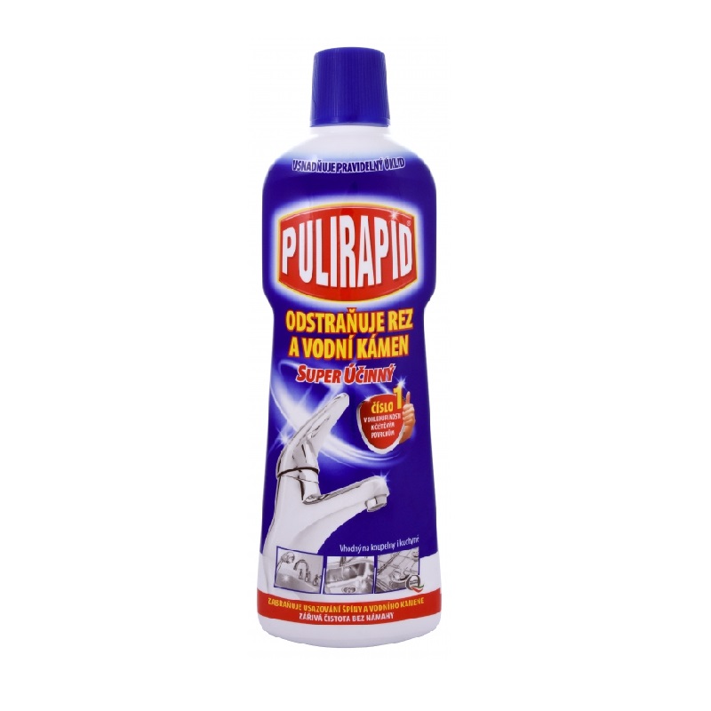 PULIRAPID na vápenaté usazeniny, rez a vodní kámen 750 ml