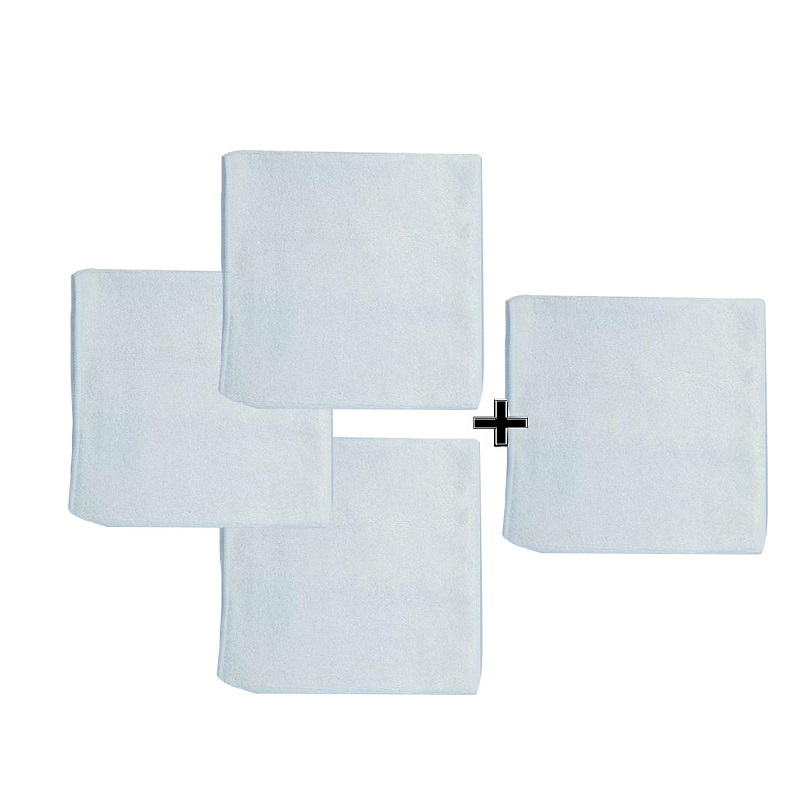 Mikrovláknová utěrka PREMIUM bílá 38x40 400g 3+1 ZDARMA