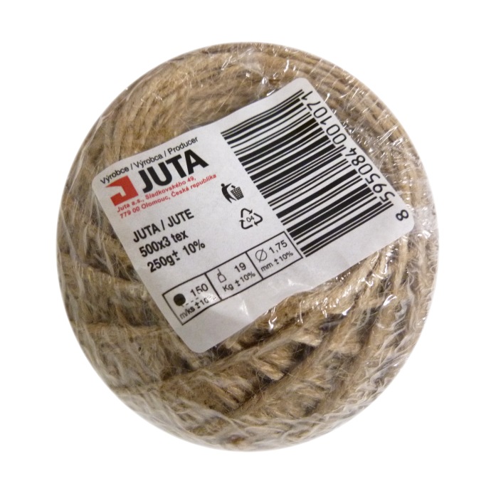 Motouz jutový-lněný 250 g