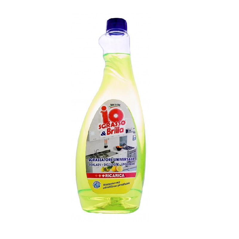 IO SGRASSO & BRILLA odmašťovač náhradní náplň 750ml