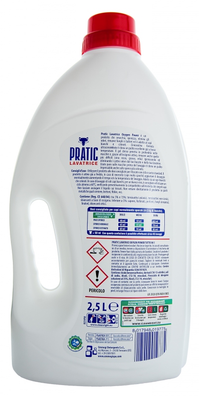 Univerzální prací gel PRATIC LAVATRICE OXYGEN POWER 2500 ml