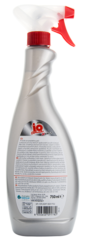 IO SPLENDO NEREZ 750 ml - čistič a péče na nerez