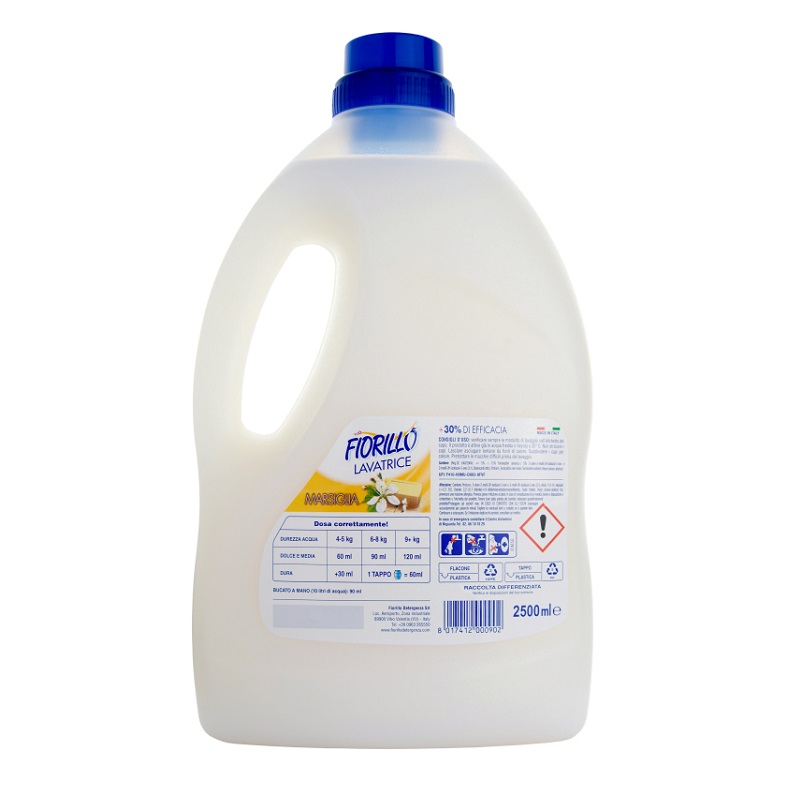 Prací gel  Marsiglia FIORILLO 2500 ml s marseillským mýdlem