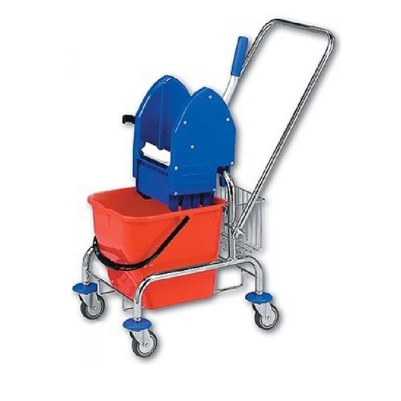 Úklidový vozík STANDARD 1x17I + FLIPPER Mop sestava se  3-mi návleky 40cm - bez košíku