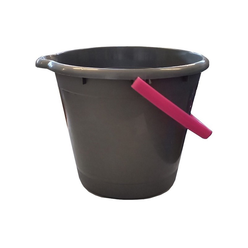 Vědro PVC s výlevkou 12 l šedé