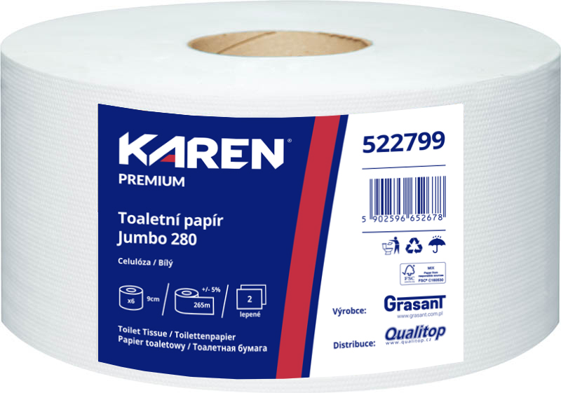 JUMBO MAXWHITE 280 2vrstvý celulóza, 6ks