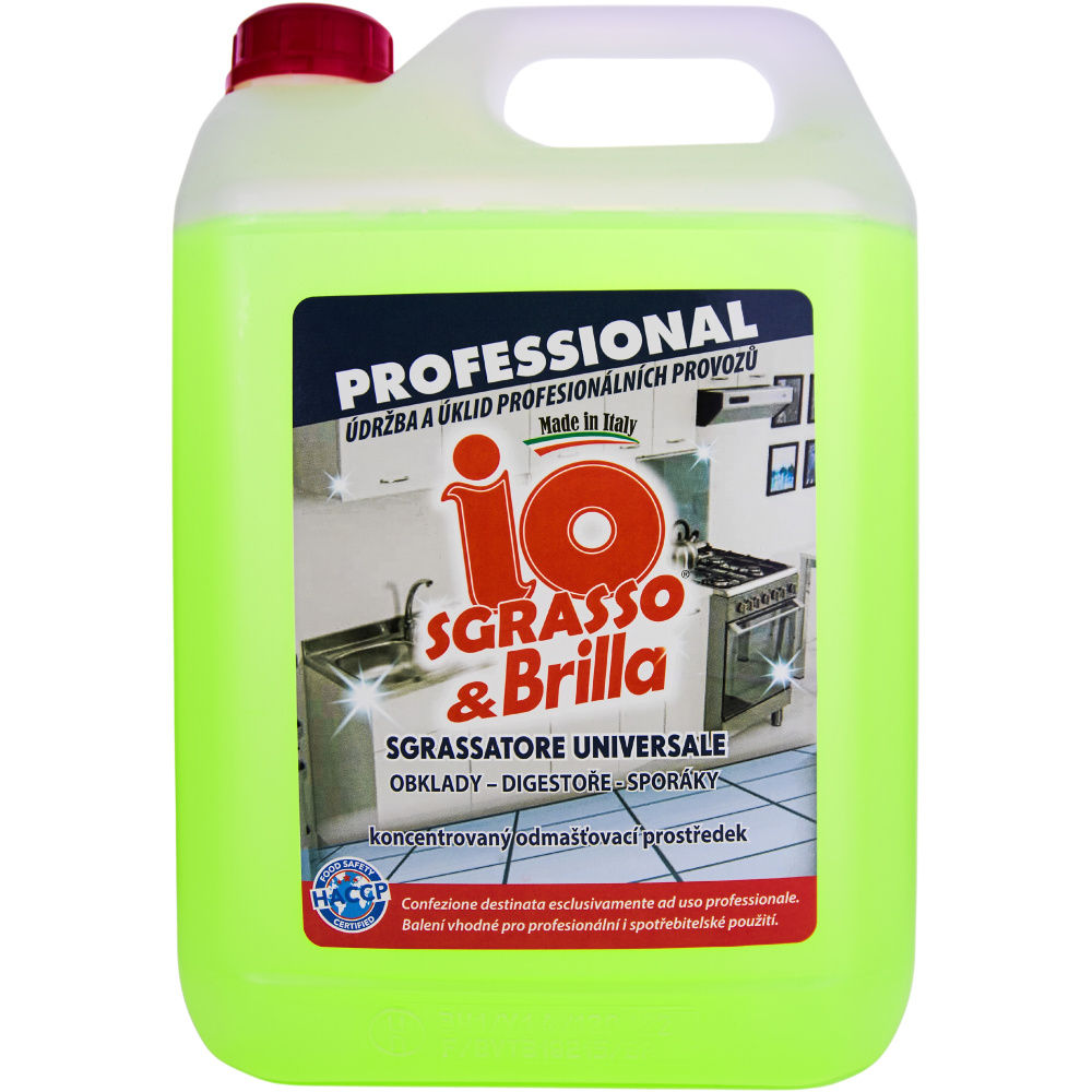 Koncentrovaný odmašťovač IO Sgrasso & Brilla 5l