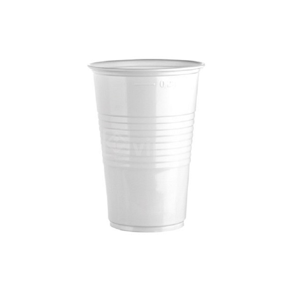 Kelímek nápojový 200ml bílý