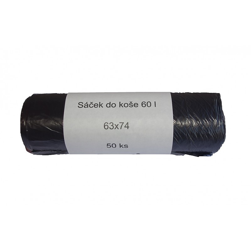 Sáček-odpad 60l, 6mi, 63x74cm, 50ks