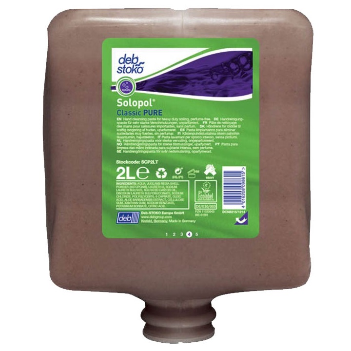 Přípravek na silně znečištěné ruce SOLOPOL CLASSIC PURE 4x2 l