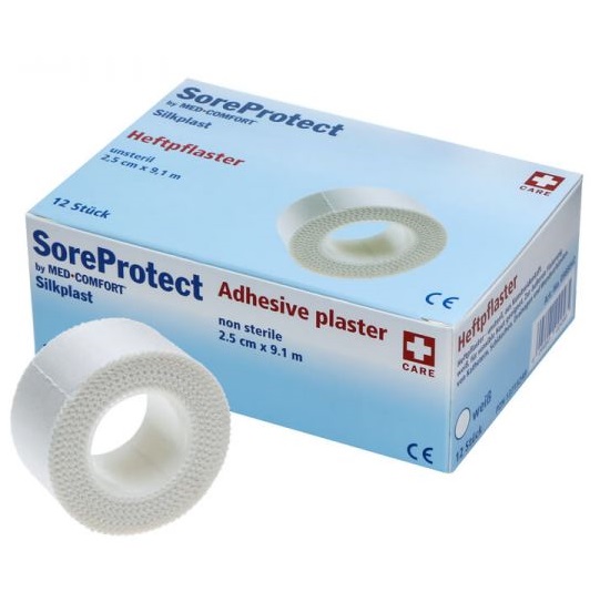 Náplast SoreProtect nesterilní 2,5cm x 9,1m, 12ks - DOPRODEJ