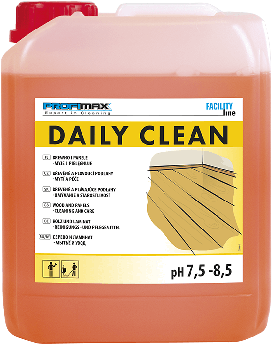 PROFIMAX DAILY CLEAN - speciální čistič na dřevěné a plovoucí podlahy a parkety 5l