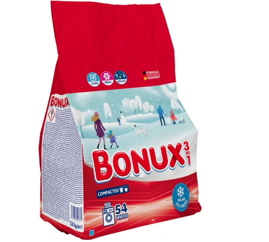Prací prášek BONUX 54 PD bílé
