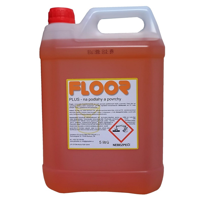 FLOOR PLUS koncentrát pro účinné mytí podlah 2x5l + 2x1l ZDARMA
