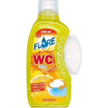 FLORE WC gel 400ml + závěs Lemon