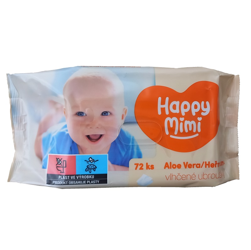 Ubrousky dětské vlhčené 72ks