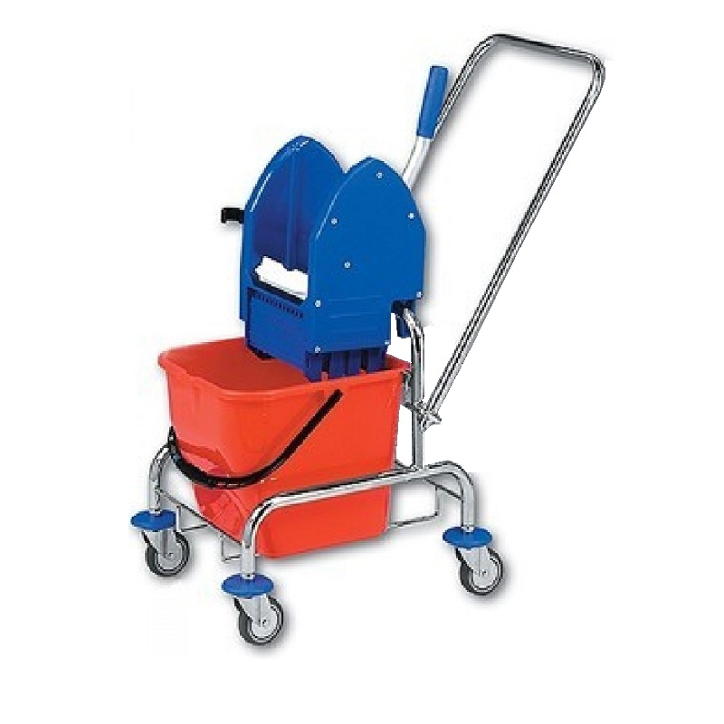 Úklidový vozík STANDARD 1x17I + FLIPPER Mop sestava se  3-mi návleky 40cm - bez košíku