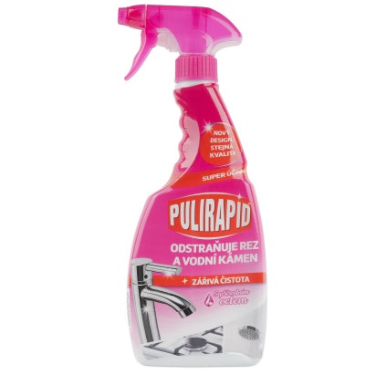 PULIRAPID KOUPELNA A KUCHYNĚ s octem 500ml růžový