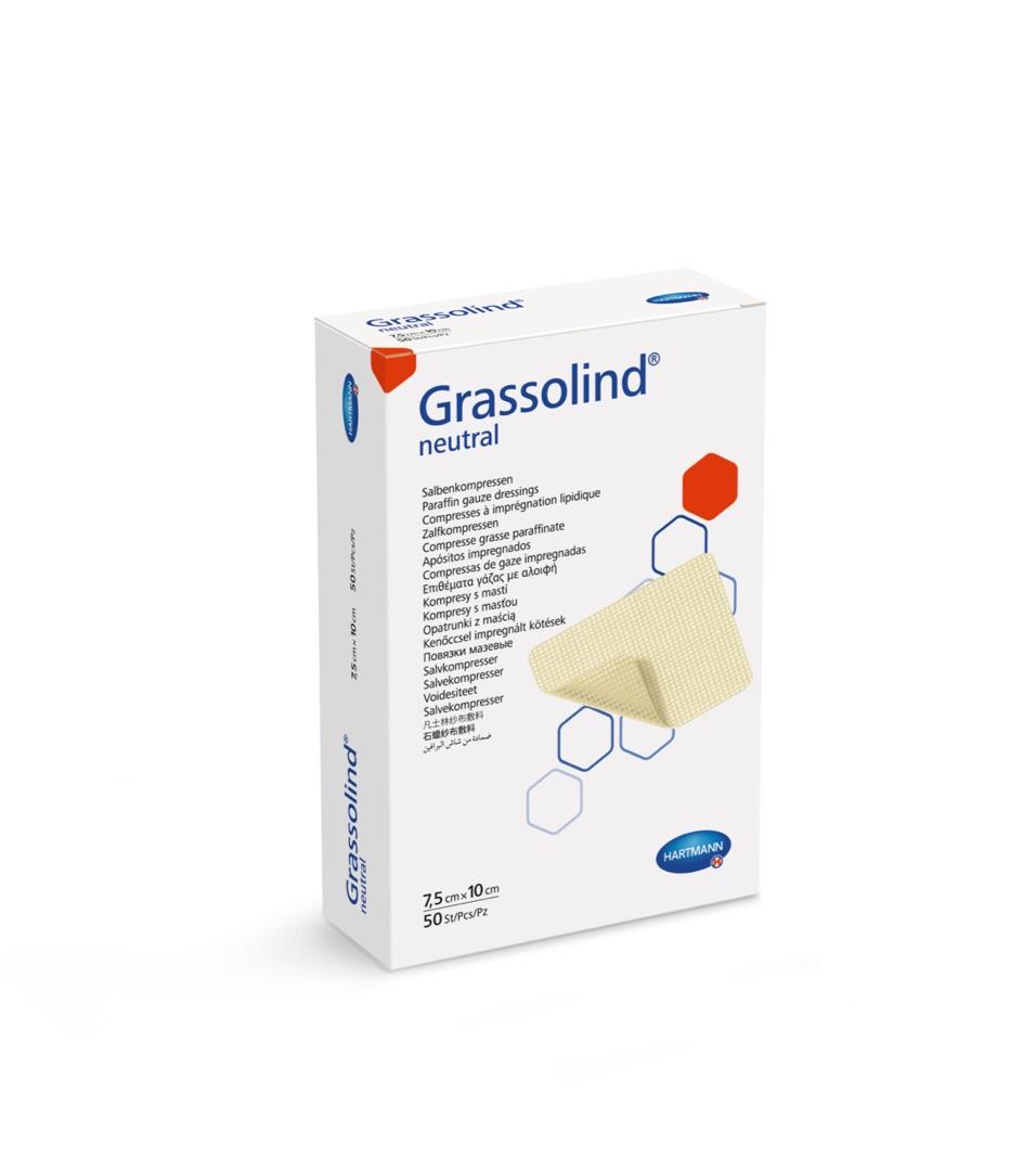 Kompres Grassolind Neutral sterilní 7,5x10cm 10ks