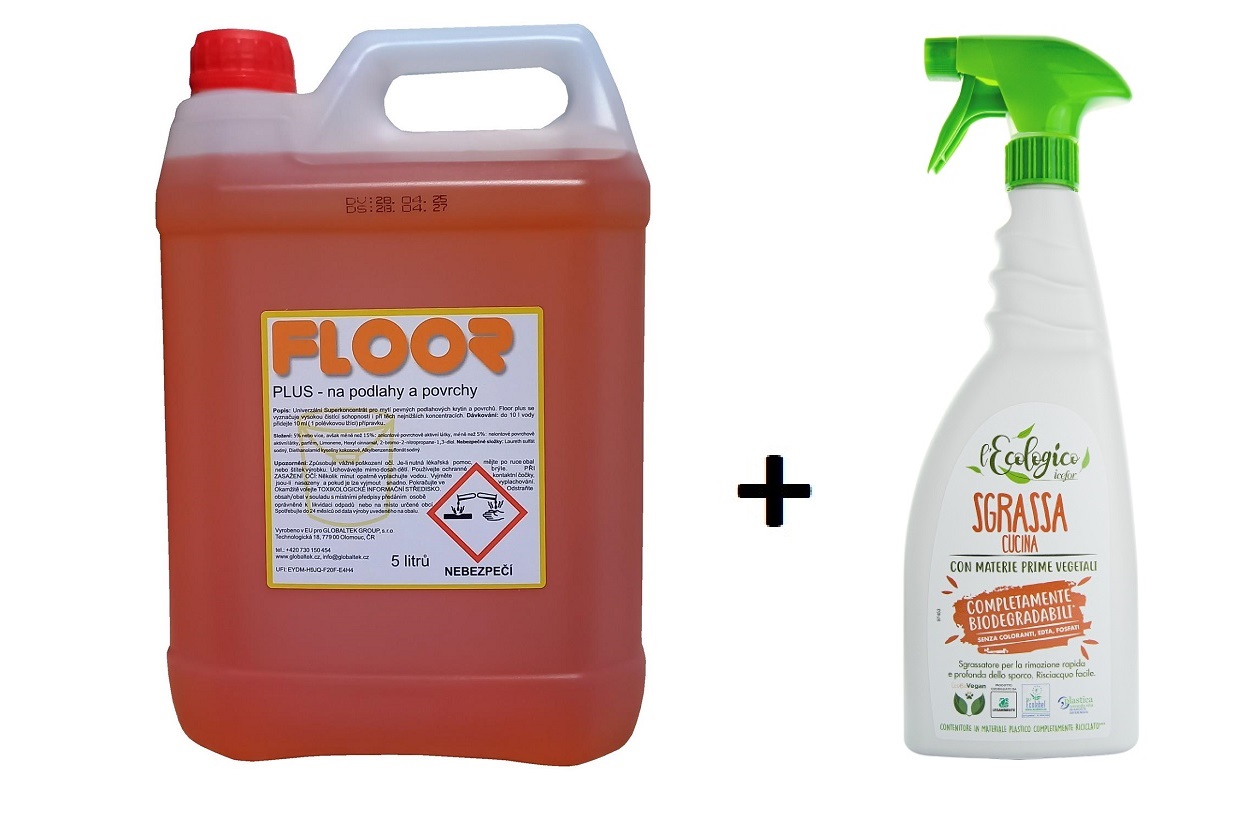 FLOOR PLUS 5L + ZDARMA ECO odmašťovač