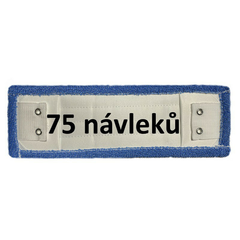 Mop setava FLIPPER UNI 40cm PREMIUM micro modrý 75 ks