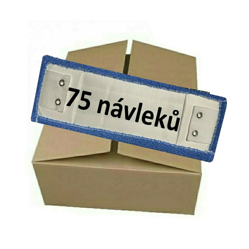 Mop setava FLIPPER UNI 40cm PREMIUM micro modrý 75 ks