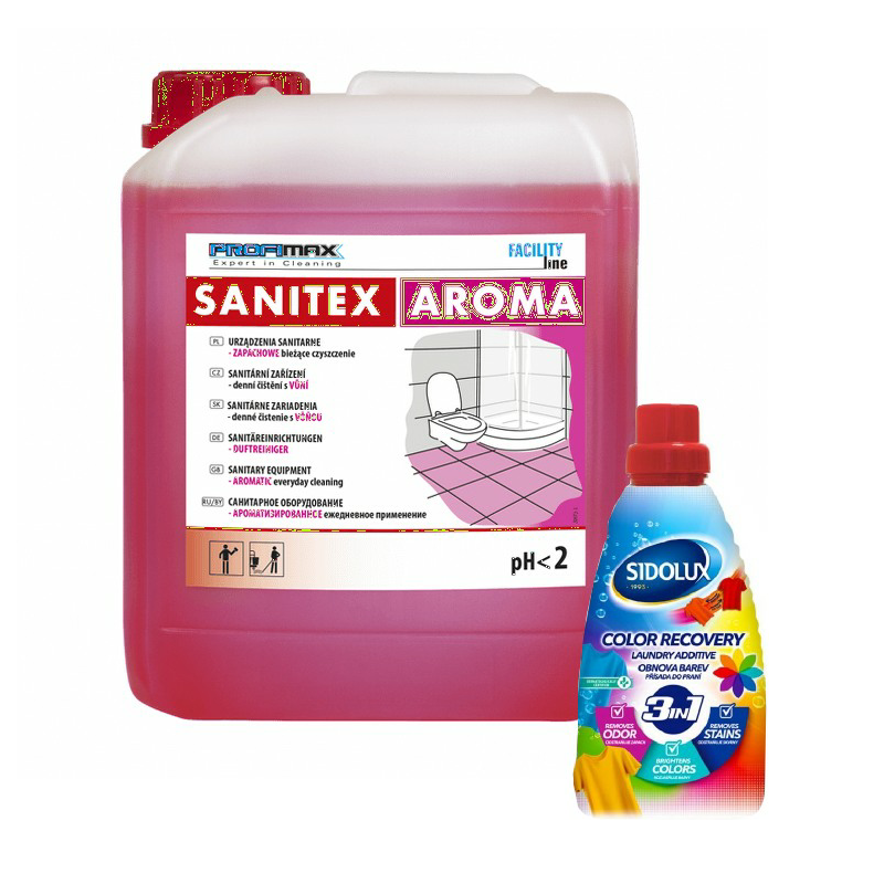 PROFIMAX SANITEX AROMA 5l + BONUS ZDARMA odstraňovač skvrn 3v1