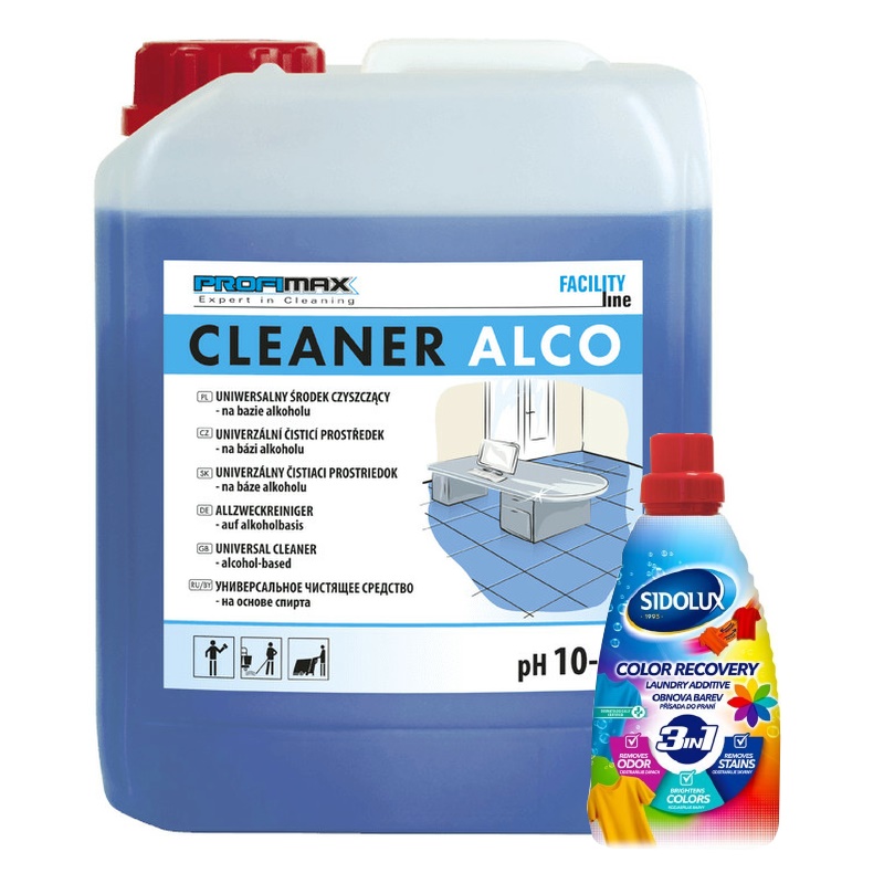 PROFIMAX UNIVERSAL CLEANER ALCO 5l + BONUS ZDARMA odstraňovač skvrn 3v1